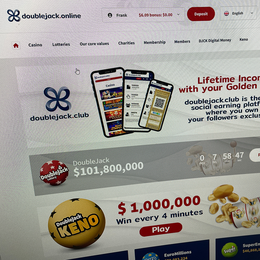 play doublejack.online - Casino - Lotteries - Keno - iGambling - 5000 Games