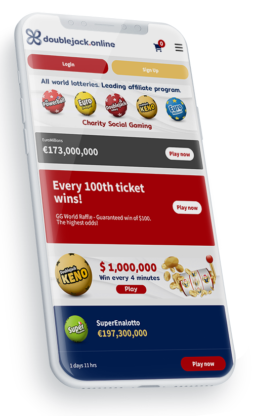 DoubleJack.Online - Charity Social Lottery - a guide tour