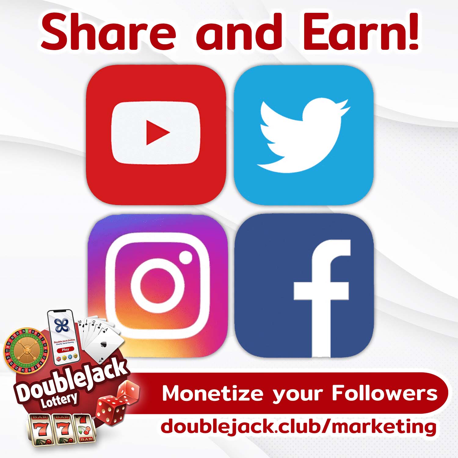Share the doublejack story on social media - with your link
