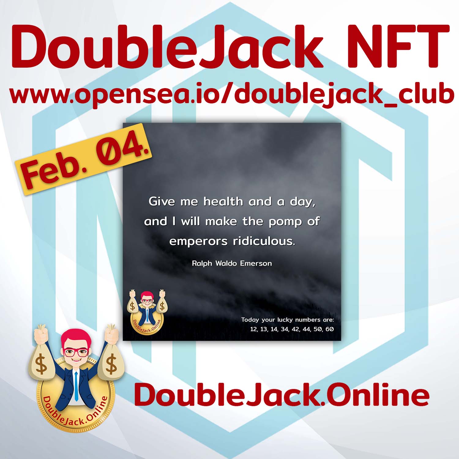DoubleJack NFT of the day February 04.2022 in Opensea.io